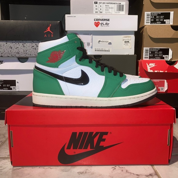 Nike Air Jordan 1 Lucky Green - Picture 3 of 4